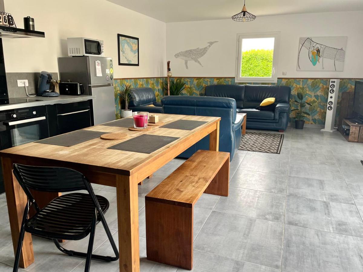 L'Ostrea, Maison Avec Jardin A 200M De La Mer-Wifi Saint-Côme-de-Fresné Dış mekan fotoğraf